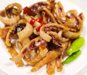 Mực khô chiên mắm bơ béo ngậy